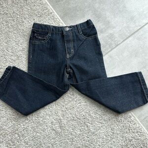 NEW U.S. Polo Assn. Toddler Boys Elastic Back Dark Wash Jeans - 3T